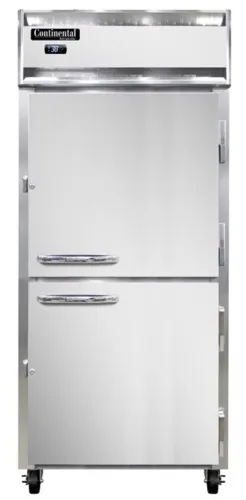 Continental Refrigerator Continental Refrigerator 1RXNSAPTHD-SD-GD 36.25'' Section Door Pass-Thru Refrigerator