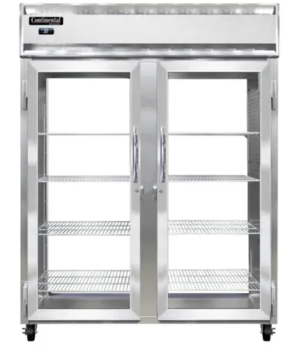 Continental Refrigerator Continental Refrigerator 2RENPT-GD-GD 570'' Section Door Pass-Thru Refrigerator