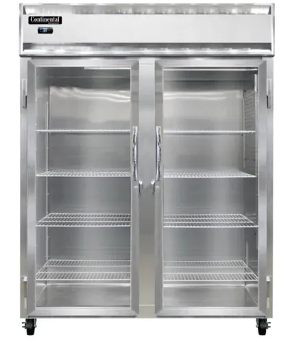 Continental Refrigerator Continental Refrigerator 2RENSAPT-GD-SD 570'' Section Door Pass-Thru Refrigerator