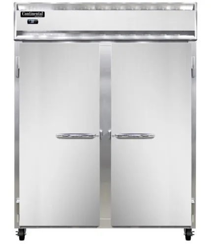 Continental Refrigerator Continental Refrigerator 2RENSAPT-SD-GD 570'' Section Door Pass-Thru Refrigerator