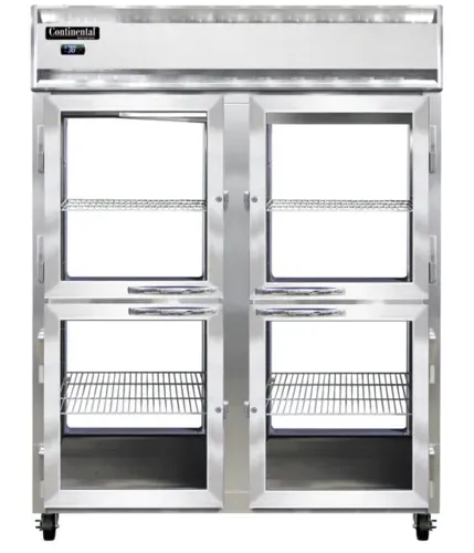 Continental Refrigerator Continental Refrigerator 2RENSAPTHD-GD-GD 570'' Section Door Pass-Thru Refrigerator