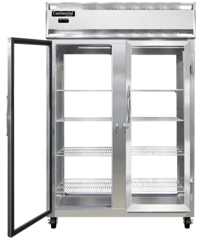 Continental Refrigerator Continental Refrigerator 2RNPT-GD-GD 520'' Section Door Pass-Thru Refrigerator