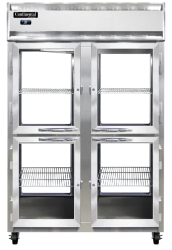 Continental Refrigerator Continental Refrigerator 2RNSAPTHD-GD-GD 520'' Section Door Pass-Thru Refrigerator