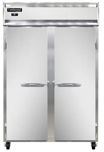 Continental Refrigerator Continental Refrigerator 2RNSSPT-SD-GD 520'' Section Door Pass-Thru Refrigerator