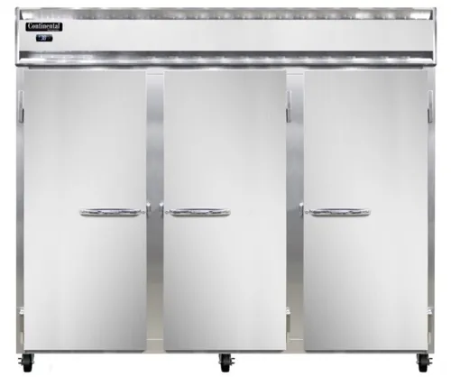 Continental Refrigerator Continental Refrigerator 3RENSAPT-SD-GD 85.50'' Section Door Pass-Thru Refrigerator