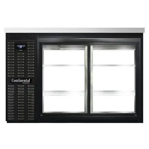 Continental Refrigerator BB50NSGDPT Refrigerated Back Bar Cooler