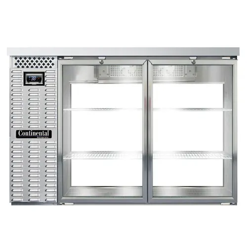 Continental Refrigerator BB50NSSGDPT Refrigerated Back Bar Cooler