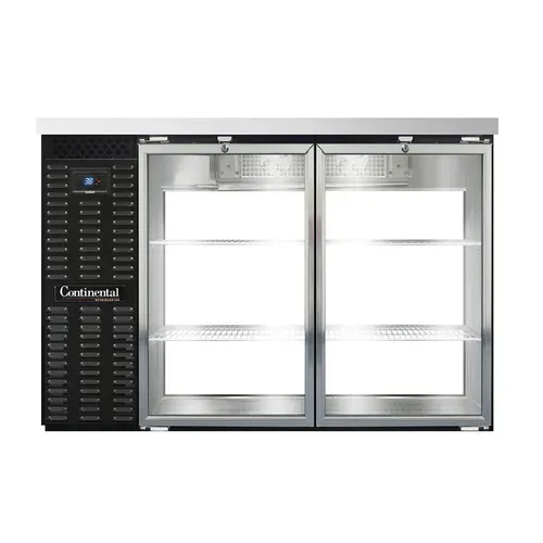 Continental Refrigerator BB50SNGDPT Refrigerated Back Bar Cooler