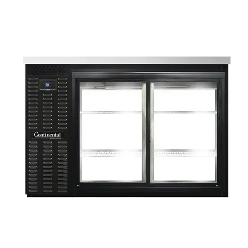 Continental Refrigerator BB50SNSGDPT Refrigerated Back Bar Cooler