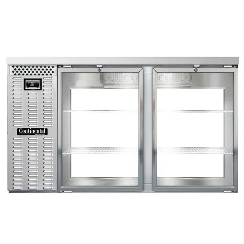 Continental Refrigerator BB59NSSGDPT Refrigerated Back Bar Cooler