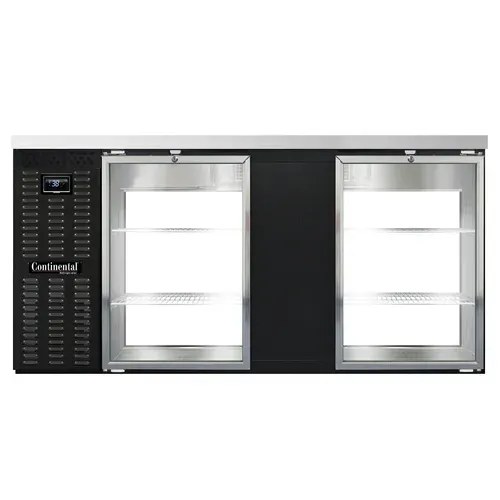 Continental Refrigerator BB69NGDPT Refrigerated Back Bar Cooler