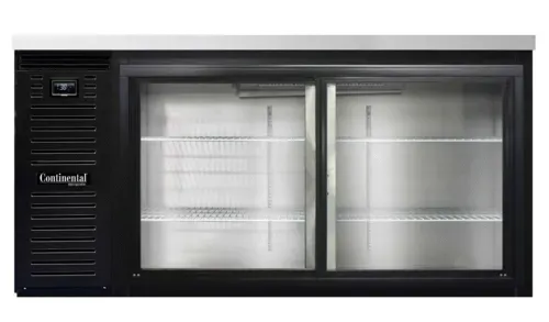 Continental Refrigerator Continental Refrigerator BB69NSGD Refrigerated Back Bar Storage Cabinet,
