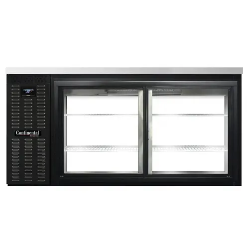 Continental Refrigerator BB69NSGDPT Refrigerated Back Bar Cooler