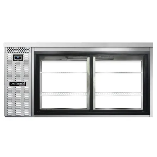 Continental Refrigerator BB69NSSSGDPT Refrigerated Back Bar Cooler