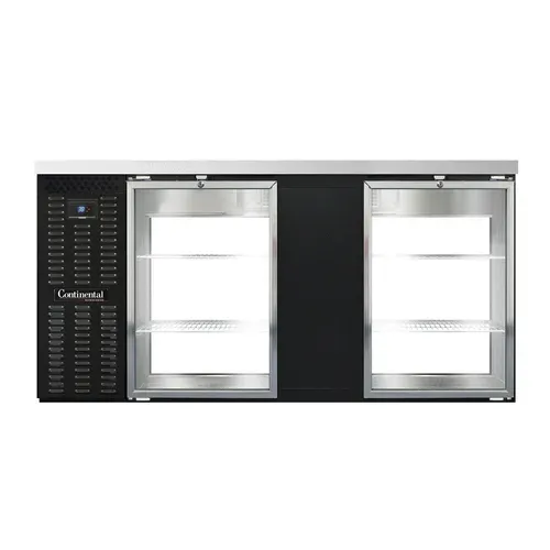 Continental Refrigerator BB69SNGDPT Refrigerated Back Bar Cooler