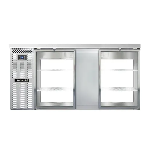 Continental Refrigerator BB69SNSSGDPT Refrigerated Back Bar Cooler