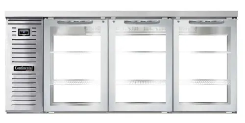 Continental Refrigerator Continental Refrigerator BB79NSSGDPT Refrigerated Back Bar Cooler