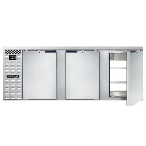 Continental Refrigerator BB90NSSPT Refrigerated Back Bar Cooler