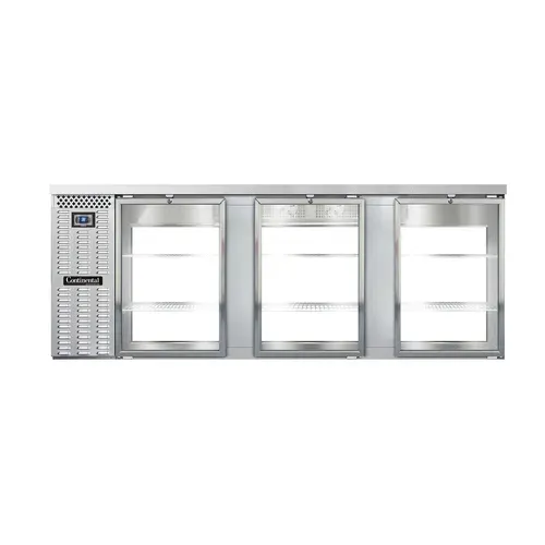 Continental Refrigerator BB90SNSSGDPT Refrigerated Back Bar Cooler