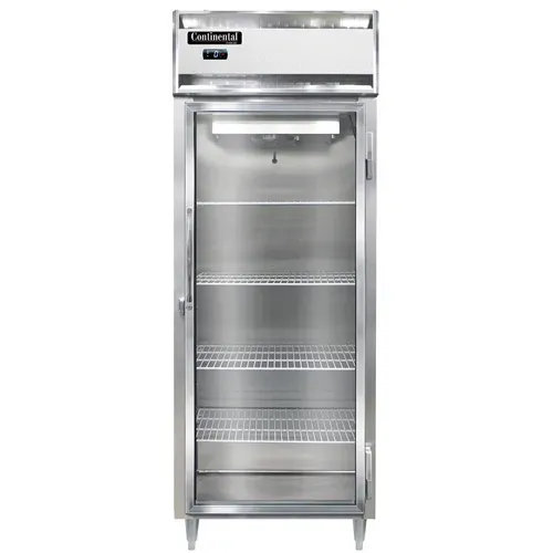 Continental Refrigerator D1FENSSGD 28.5'' 1 Section Glass Door Reach-In Freezer