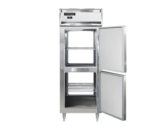 Continental Refrigerator D1RENSSPTHD 28.5'' Section Door Pass-Thru Refrigerator