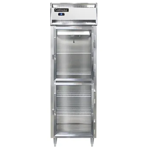 Continental Refrigerator D1RSNSSGDHD 26'' 1 Section Door Reach-In Refrigerator