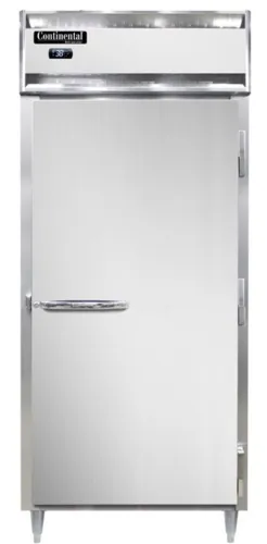 Continental Refrigerator Continental Refrigerator D1RXNSSPT-SD-GD 36.25'' Section Door Pass-Thru Refrigerator