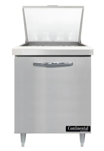 Continental Refrigerator Continental Refrigerator D27N12M 27.5'' Mega Top Refrigerated Sandwich / Salad Prep Table