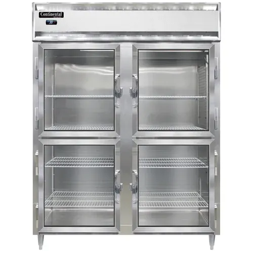 Continental Refrigerator D2RENGDHD 57'' 2 Section Door Reach-In Refrigerator
