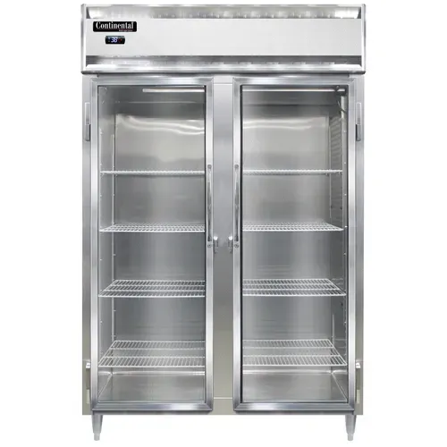 Continental Refrigerator D2RNGD 52'' 2 Section Door Reach-In Refrigerator