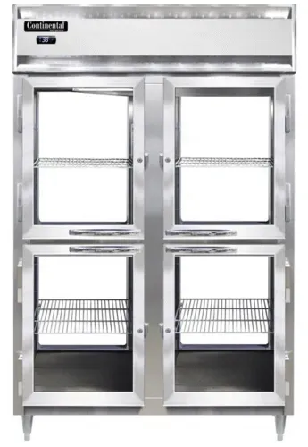 Continental Refrigerator Continental Refrigerator D2RNSSPTHD-GD-GD 520'' Section Door Pass-Thru Refrigerator