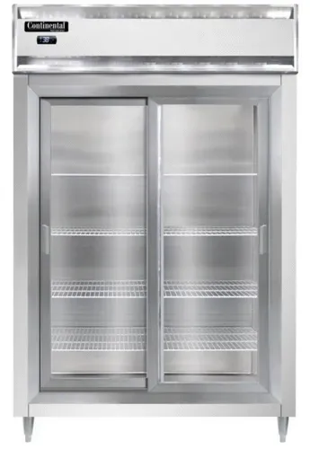 Continental Refrigerator Continental Refrigerator D2RNSSSGD 52'' 2 Section Door Reach-In Refrigerator
