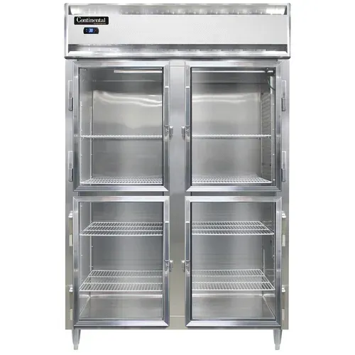Continental Refrigerator D2RSNSSGDHD 52'' 2 Section Door Reach-In Refrigerator