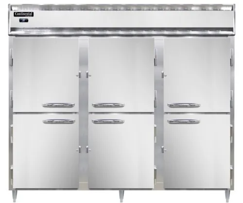 Continental Refrigerator Continental Refrigerator D3RENPTHD-SD-GD 85.50'' Section Door Pass-Thru Refrigerator