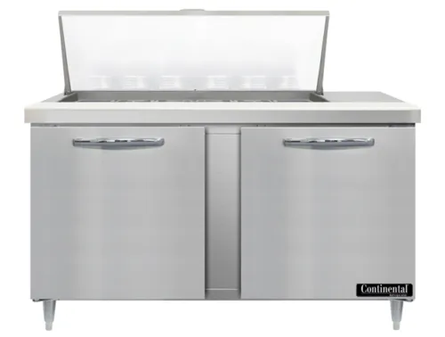 Continental Refrigerator Continental Refrigerator D60N18M 60'' Mega Top Refrigerated Sandwich / Salad Prep Table