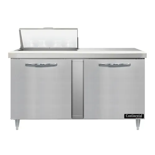 Continental Refrigerator D60N8 60'' Refrigerated Sandwich / Salad Prep Table with