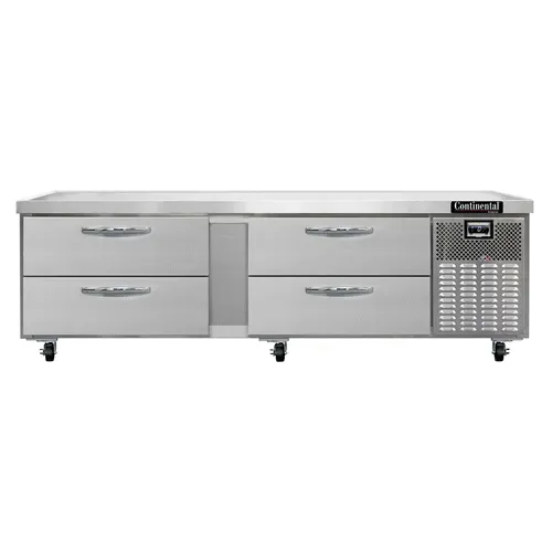 Continental Refrigerator D84GFN 84" Drawer Freezer Base, with Top -