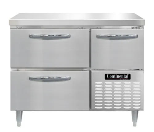 Continental Refrigerator Continental Refrigerator DFA43NSS-D 43'' Worktop Freezer with Compressor -