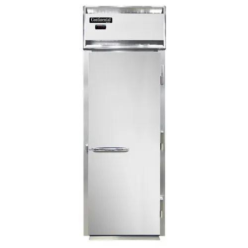 Continental Refrigerator DL1WI-SS-E Section Door Roll-In Heated Cabinet, - , 35.25"W x 35.38"D x 92"H