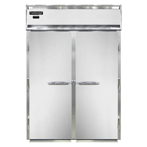 Continental Refrigerator DL2WI-E Section Door Roll-In Heated Cabinet, - , 68.5"W x 35.38"D x 92"H