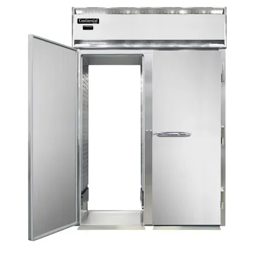 Continental Refrigerator DL2WI-RT-E Section Door Roll-Thru Heated Cabinet, - , 68.5"W x 38.75"D x 92"H