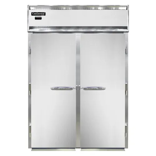 Continental Refrigerator DL2WI-SA-E Section Door Roll-In Heated Cabinet, - , 68.5"W x 35.38"D x 92"H