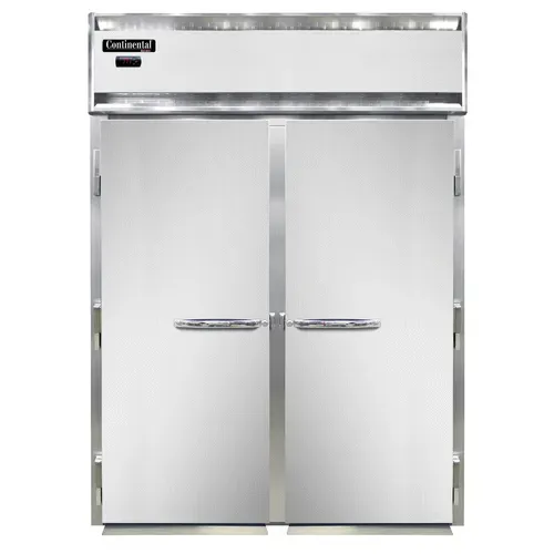 Continental Refrigerator DL2WI-SA Section Door Roll-In Heated Cabinet, - , 68.5"W x 35.38"D x 86"H