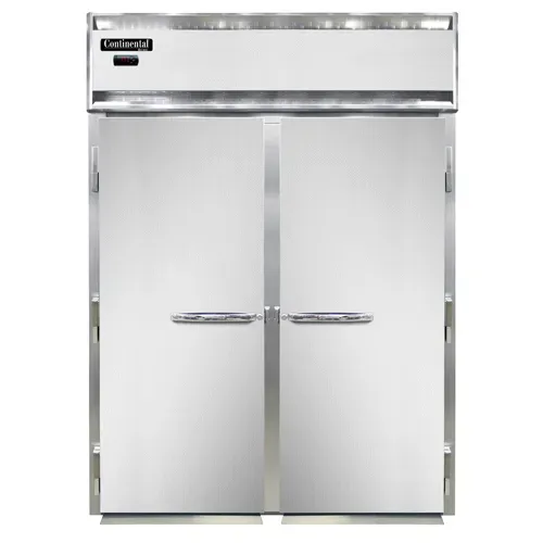 Continental Refrigerator DL2WI Section Door Roll-In Heated Cabinet, - , 68.5"W x 35.38"D x 86"H