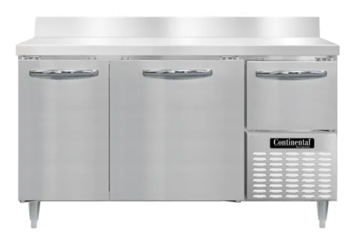 Continental Refrigerator Continental Refrigerator DRA60NSSBS 60'' Worktop Refrigerator with Compressor -