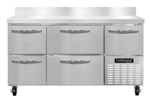 Continental Refrigerator Continental Refrigerator FA60NBS-D 60'' Worktop Freezer with Compressor -