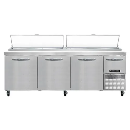 Continental Refrigerator PA93N 93'' Refrigerated Pizza Prep Table
