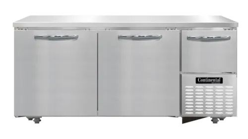 Continental Refrigerator Continental Refrigerator RA68N-U 68.19'' Section Undercounter Refrigerator with and Compressor