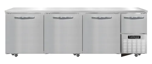Continental Refrigerator Continental Refrigerator RA93N-U 93.19'' Section Undercounter Refrigerator with and Compressor