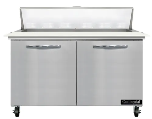 Continental Refrigerator Continental Refrigerator SW48N12C 48'' Refrigerated Sandwich / Salad Prep Table with